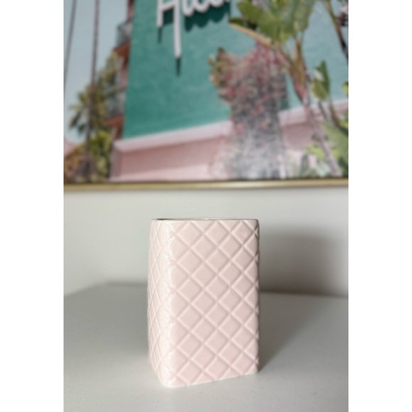 Pink Gold Handbag Purse Shaped Ceramic Textured Novelty Coffee Tea Mug Cup - Picture 5 of 8